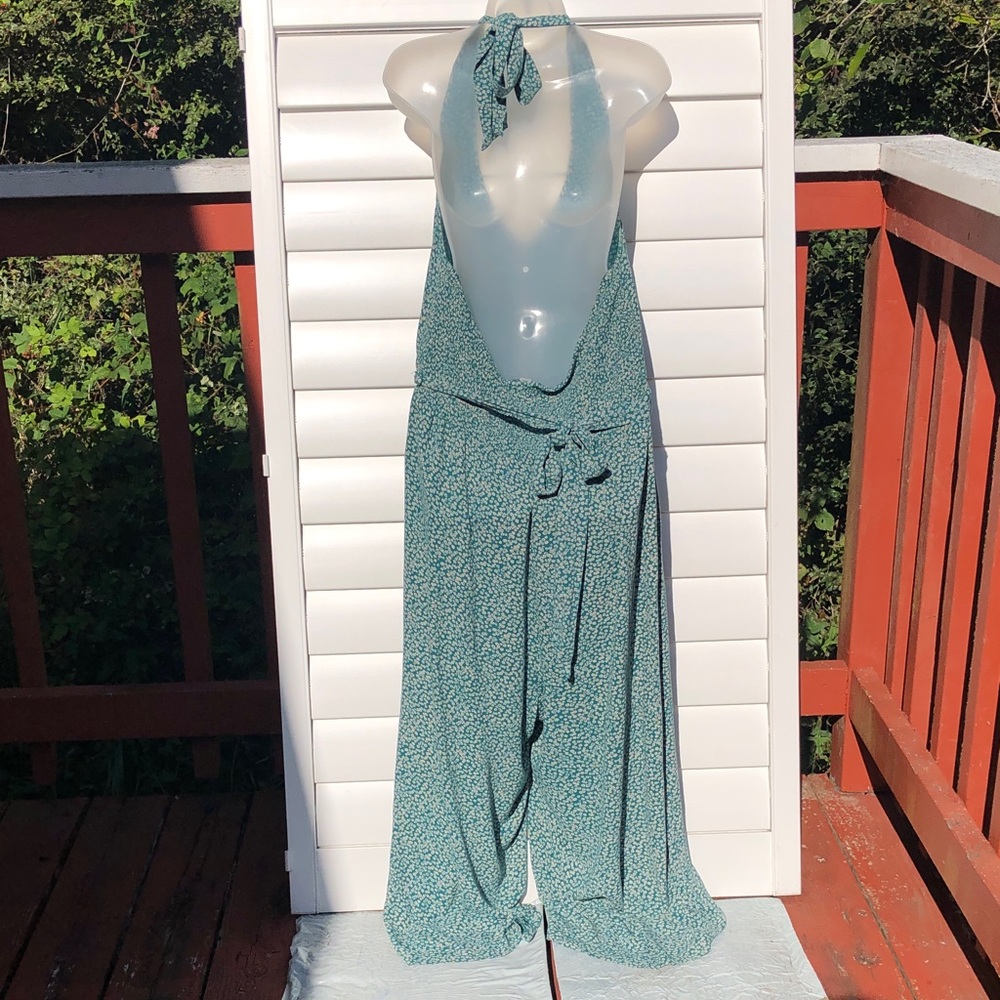 American Eagle Outfitters Green Halter Jumpsuit - Picture 8 of 10
